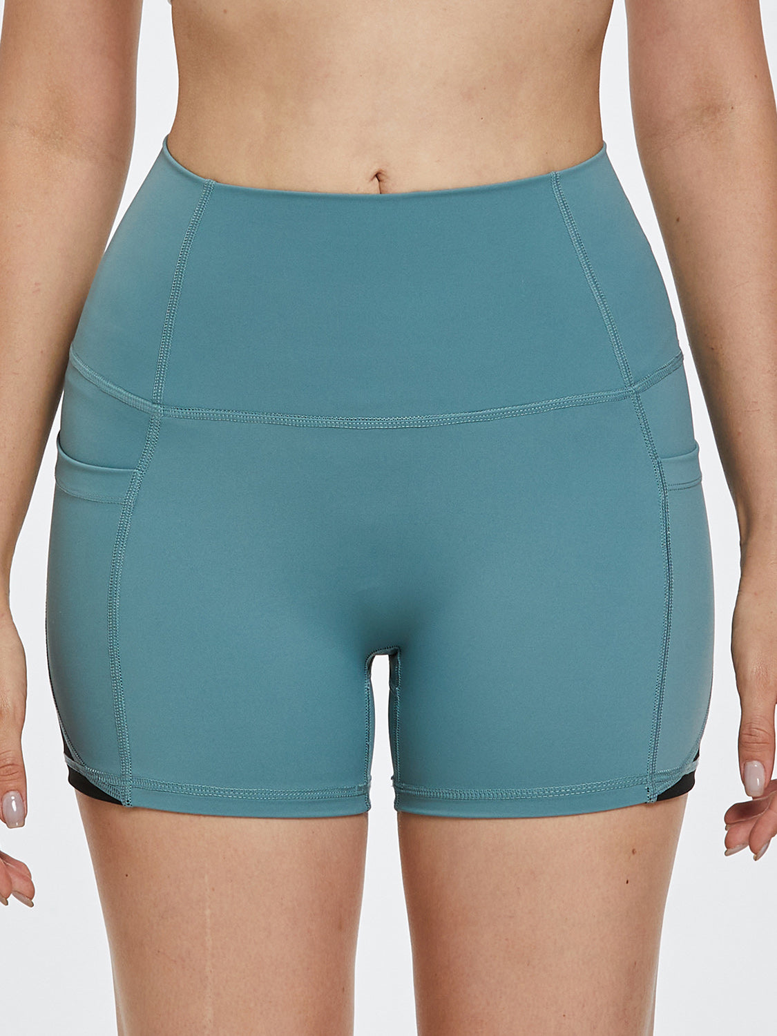 High Waist Active Shorts - Whateversit