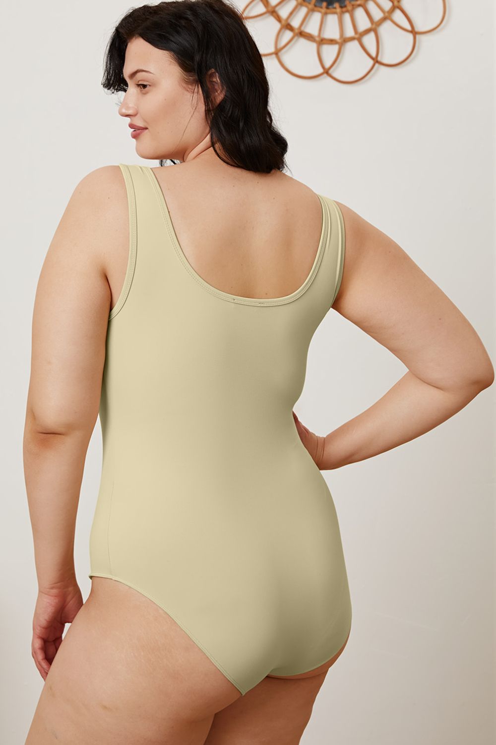 Basic Bae Full Size Square Neck Sleeveless Bodysuit - Whateversit