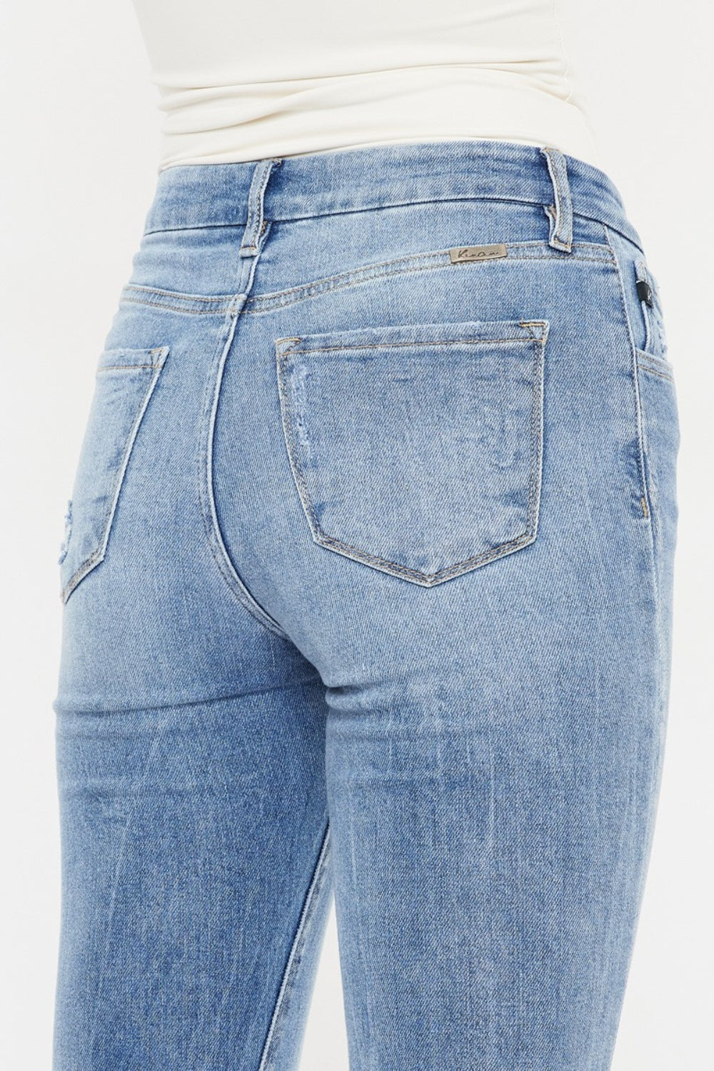 Kancan High Waist Cat's Whiskers Skinny Jeans - Whateversit
