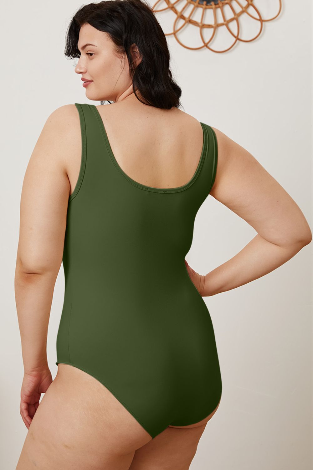 Basic Bae Full Size Square Neck Sleeveless Bodysuit - Whateversit