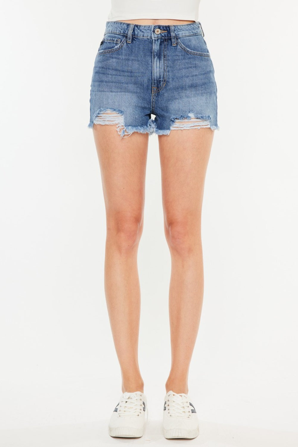 Kancan Distressed Raw Hem