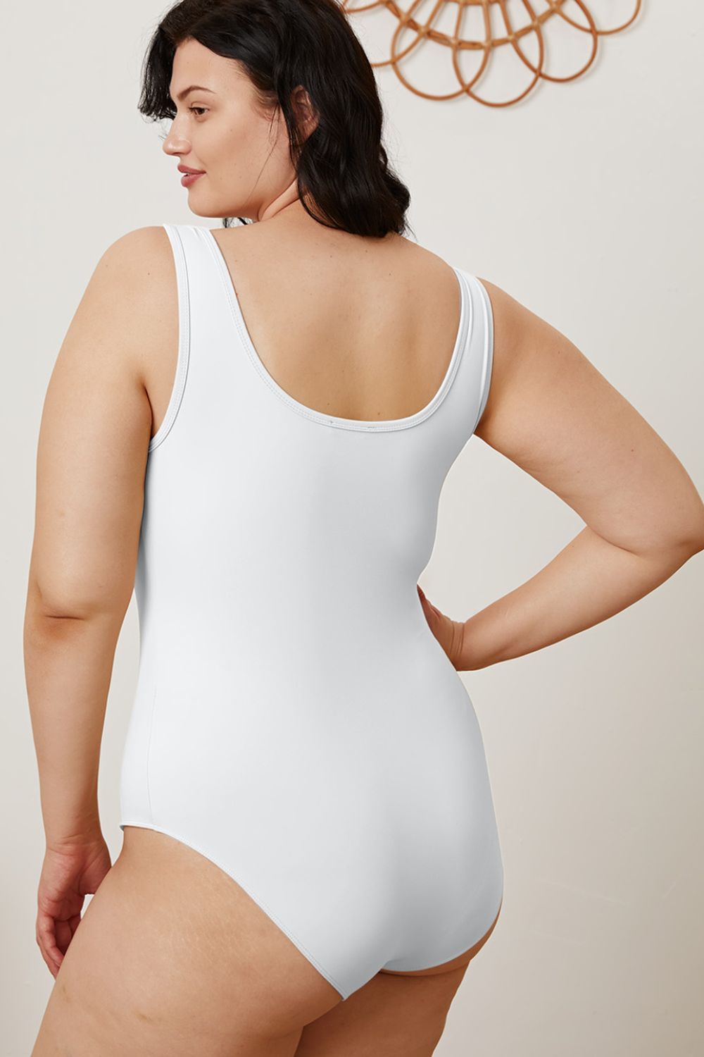 Basic Bae Full Size Square Neck Sleeveless Bodysuit - Whateversit