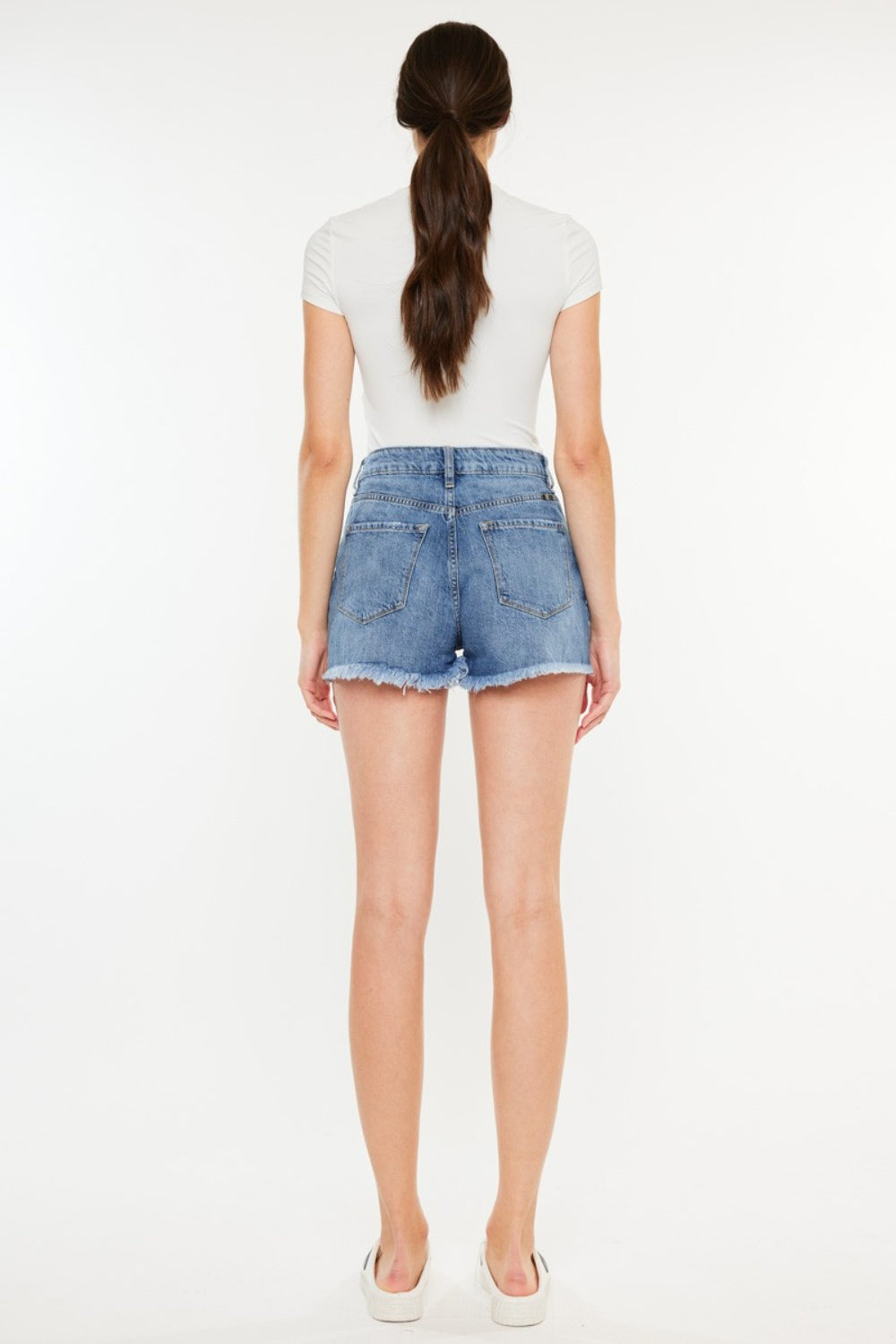 Kancan Distressed Raw Hem