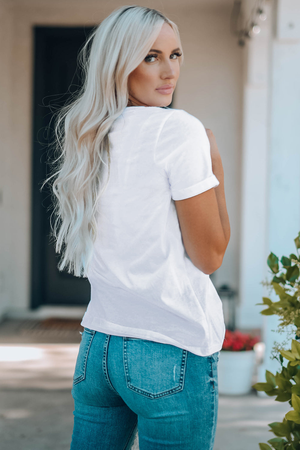Graphic Round Neck