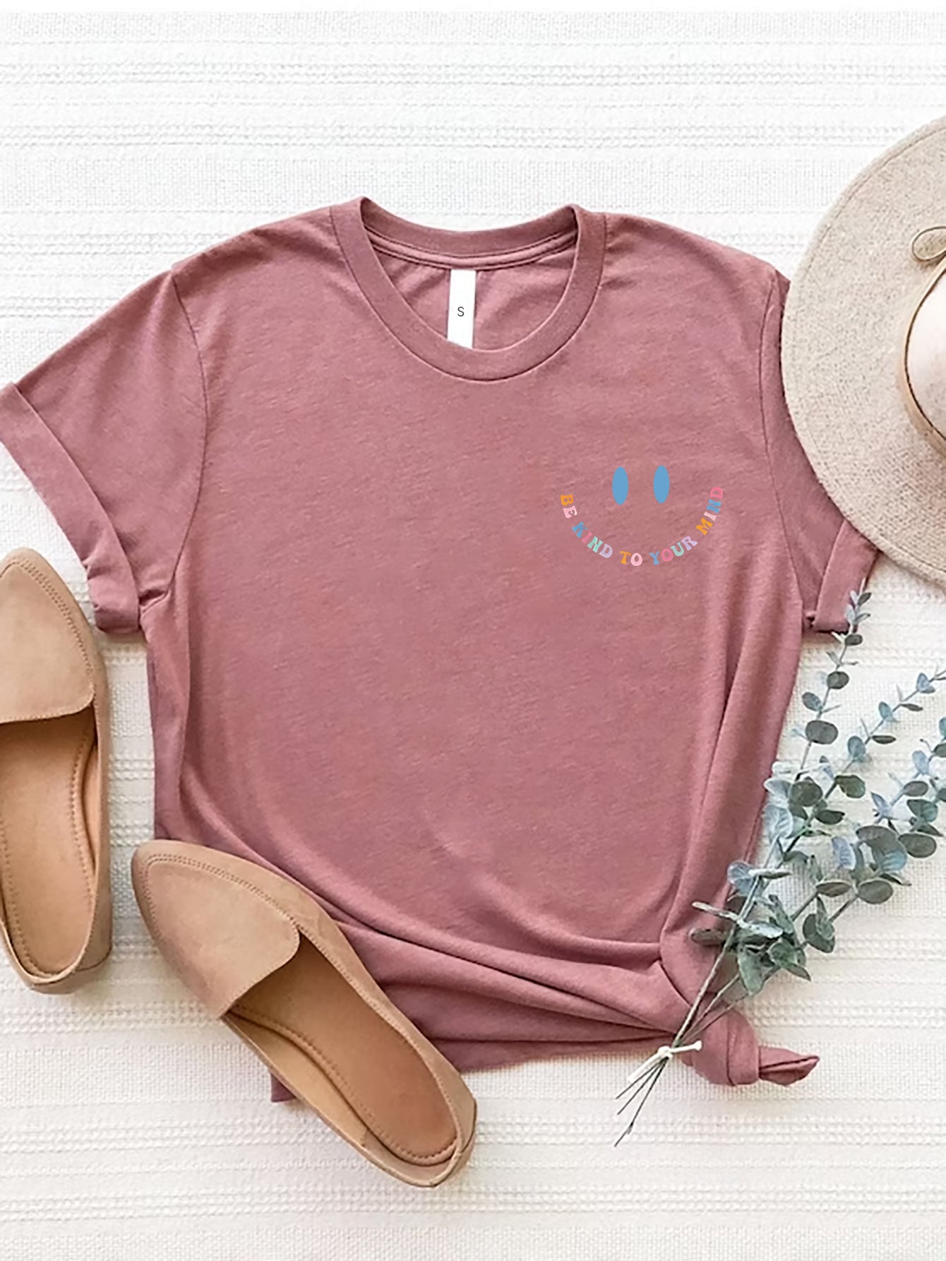 Letter Graphic Round Neck Short Sleeve T-Shirt - Whateversit