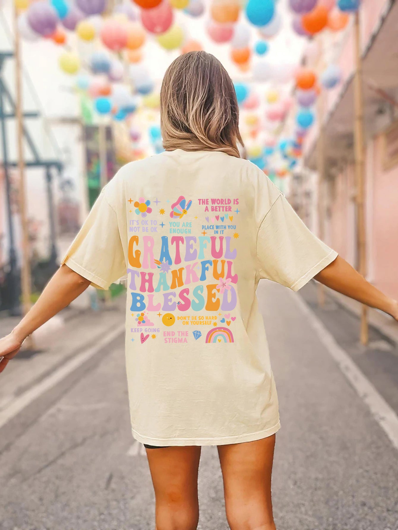 Letter Graphic Round Neck Short Sleeve T-Shirt - Whateversit