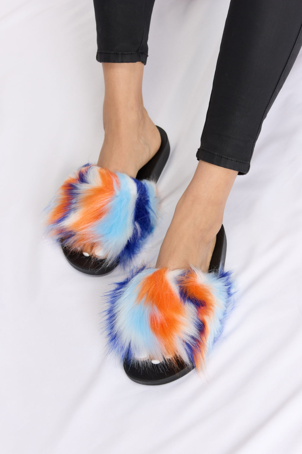 Forever Link Plush Open-Toe Sandals - Whateversit