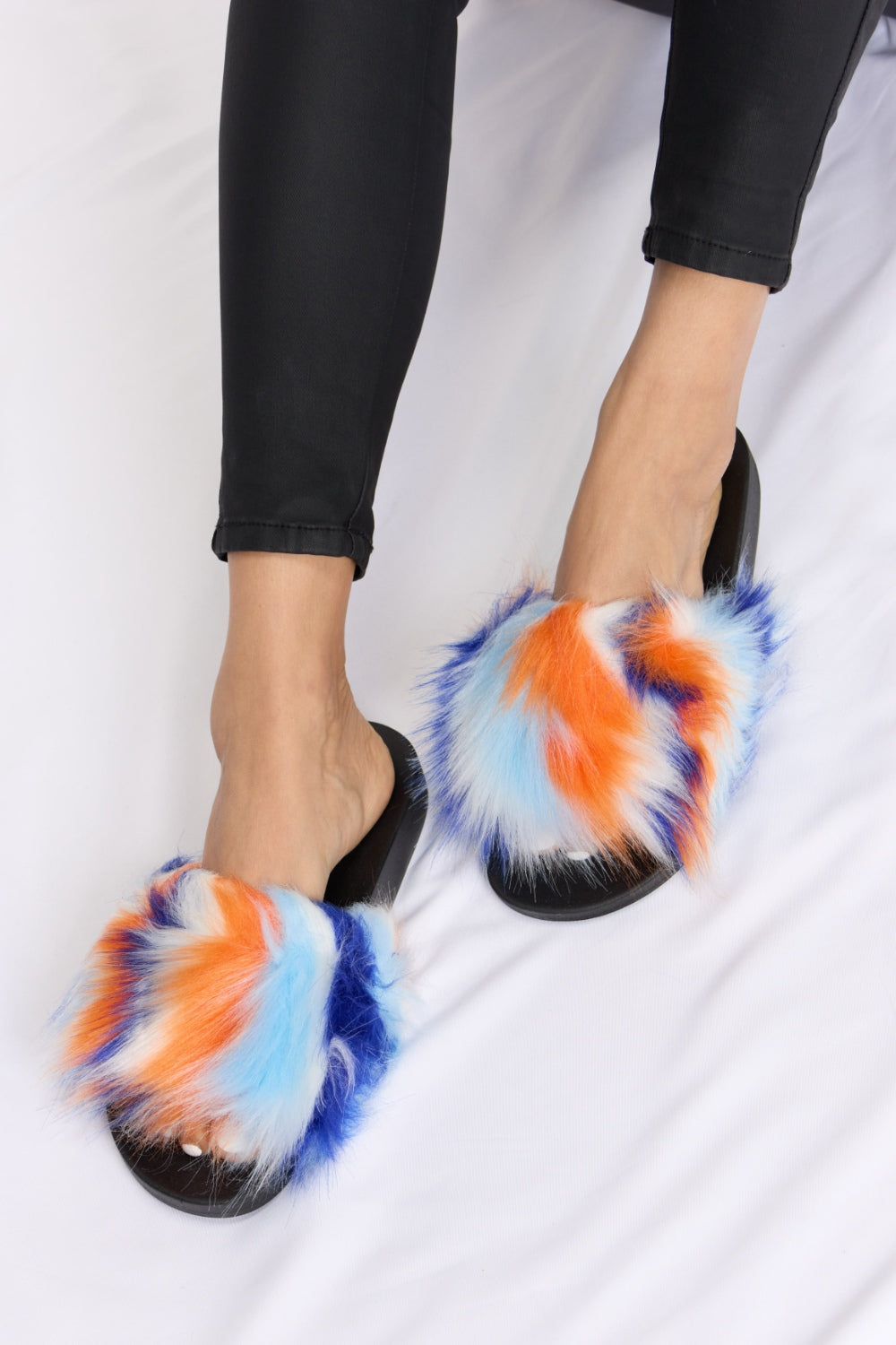 Forever Link Plush Open-Toe Sandals - Whateversit