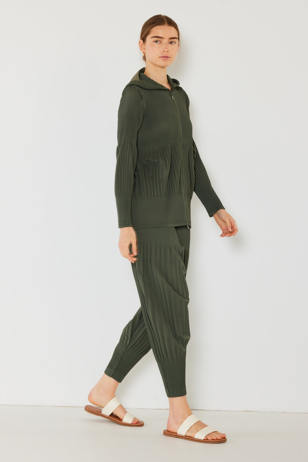 Marina West Swim Pleated Unisex Aladdin Plisse Pants - Whateversit