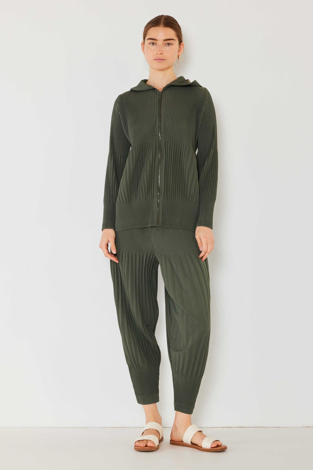 Marina West Swim Pleated Unisex Aladdin Plisse Pants - Whateversit