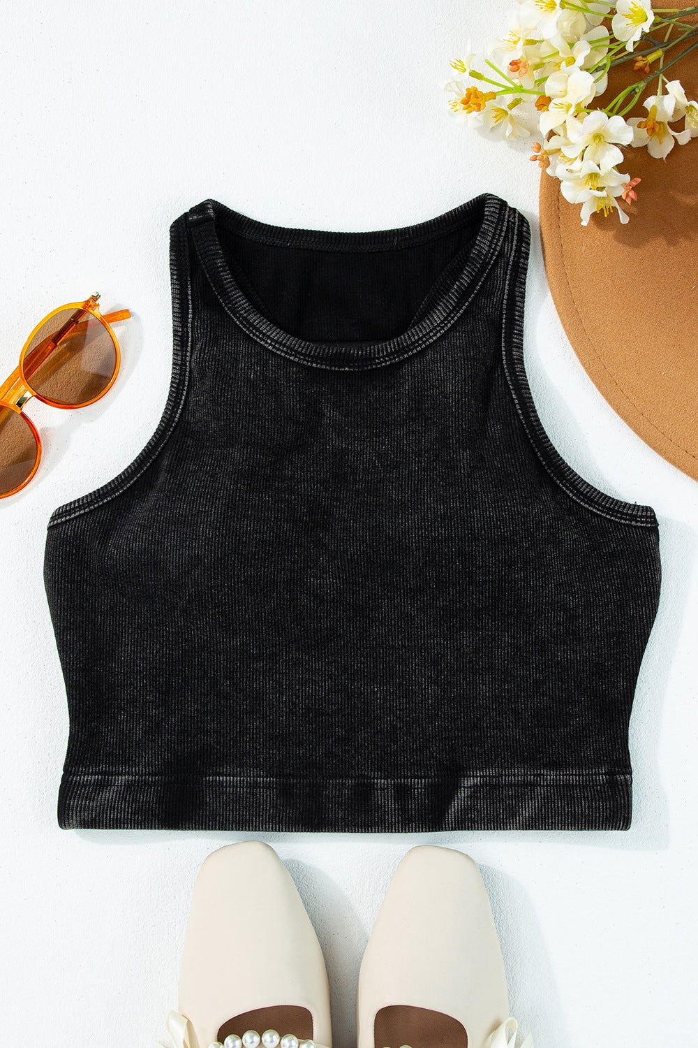 Round Neck Racerback Tank - Whateversit