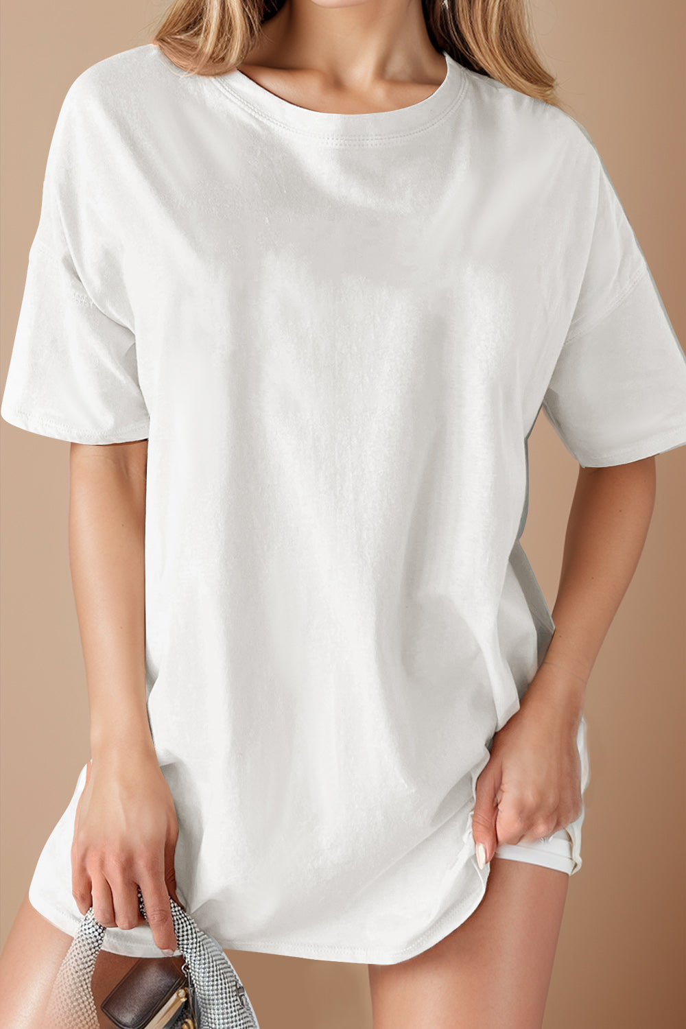 Round Neck Short Sleeve T-Shirt - Whateversit