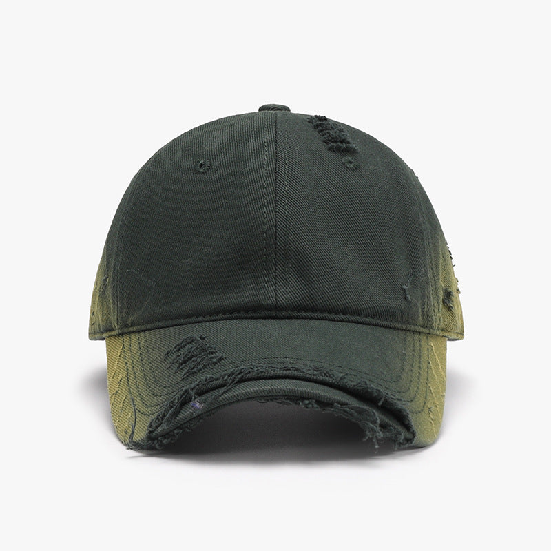 Distressed Adjustable Cotton Hat - Whateversit