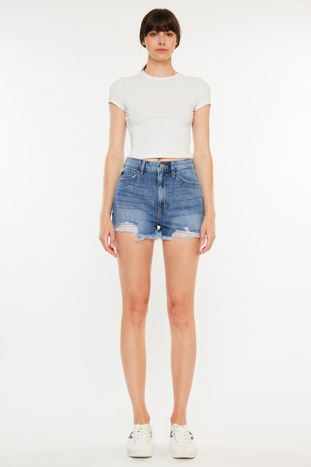 Kancan Distressed Raw Hem
