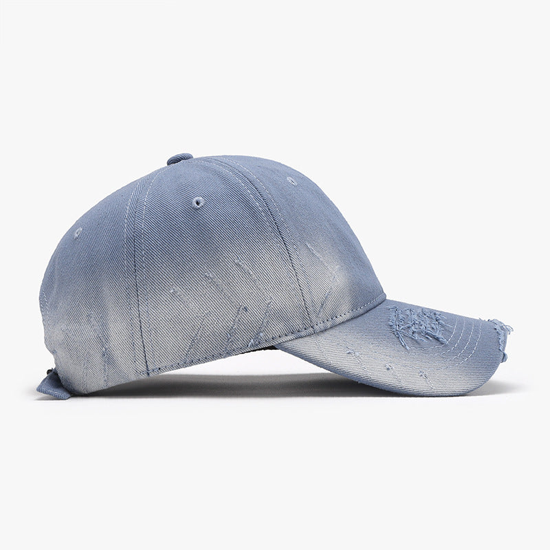 Distressed Adjustable Cotton Hat - Whateversit