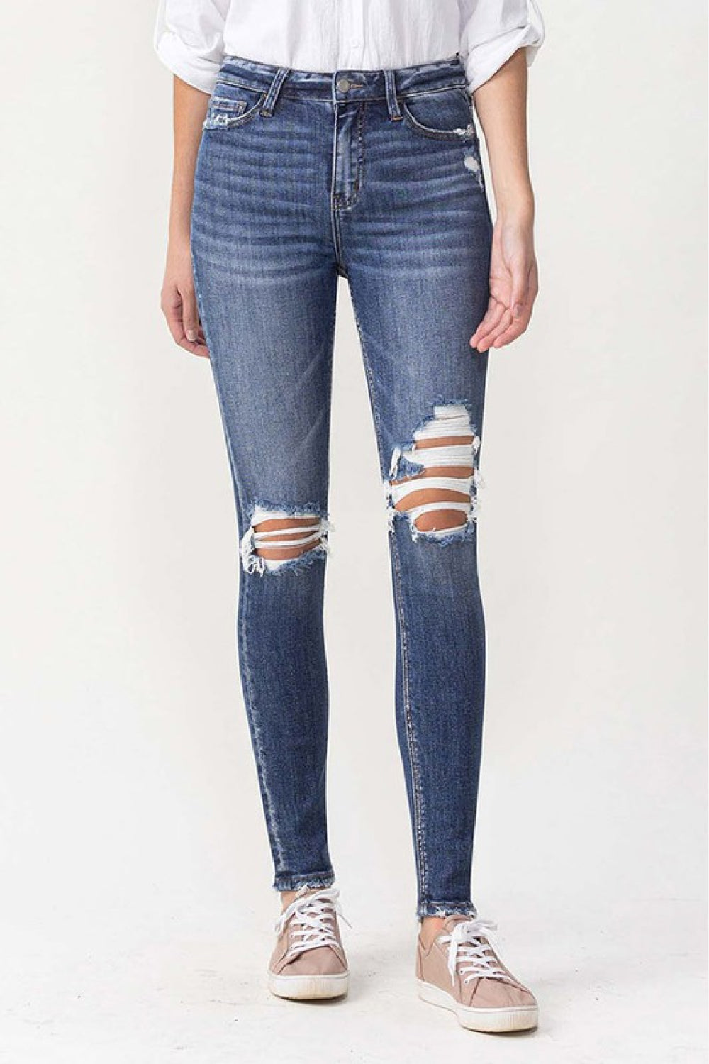 Lovervet Hayden Full Size High Rise Skinny - Whateversit
