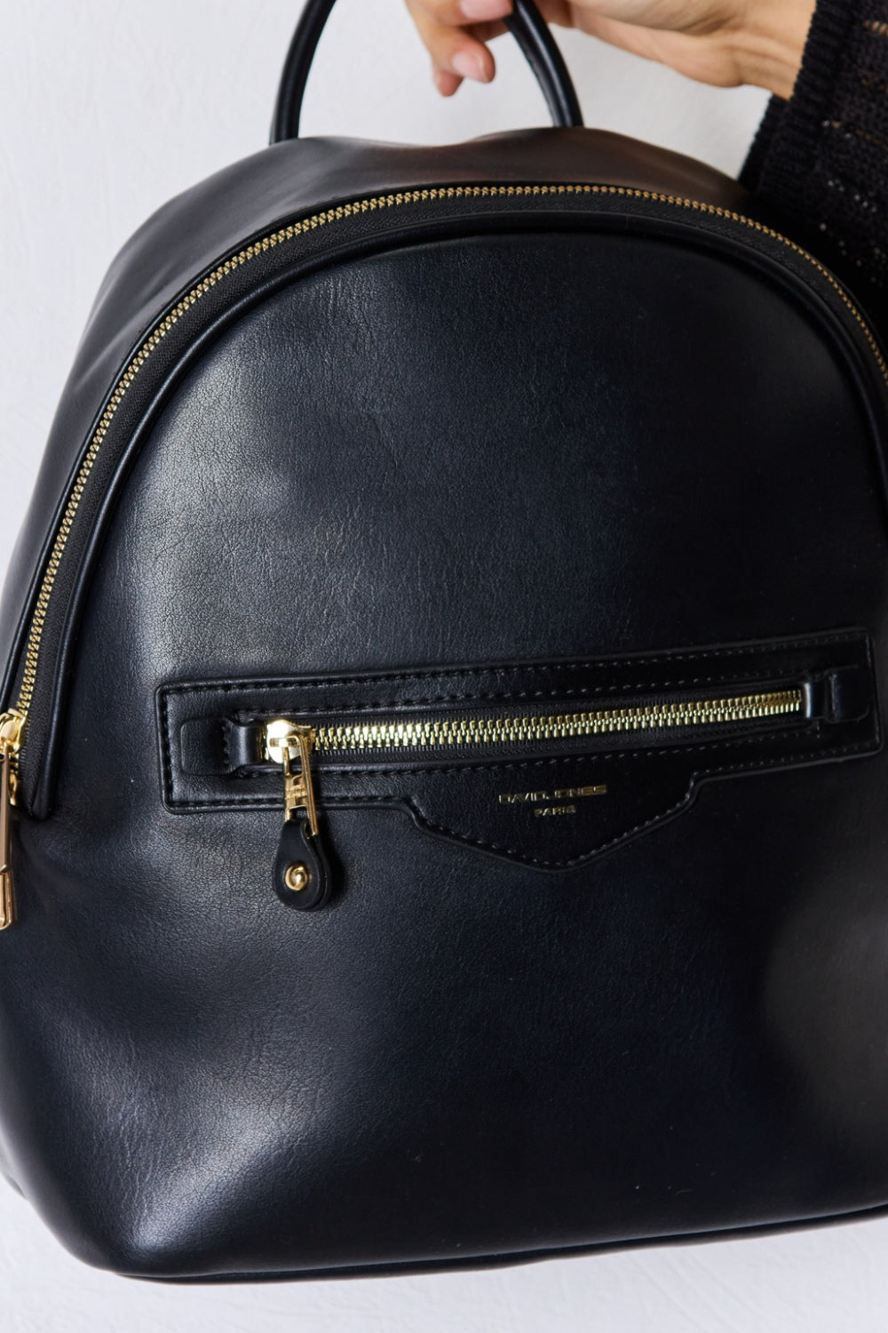 David Jones PU Leather Backpack - Whateversit