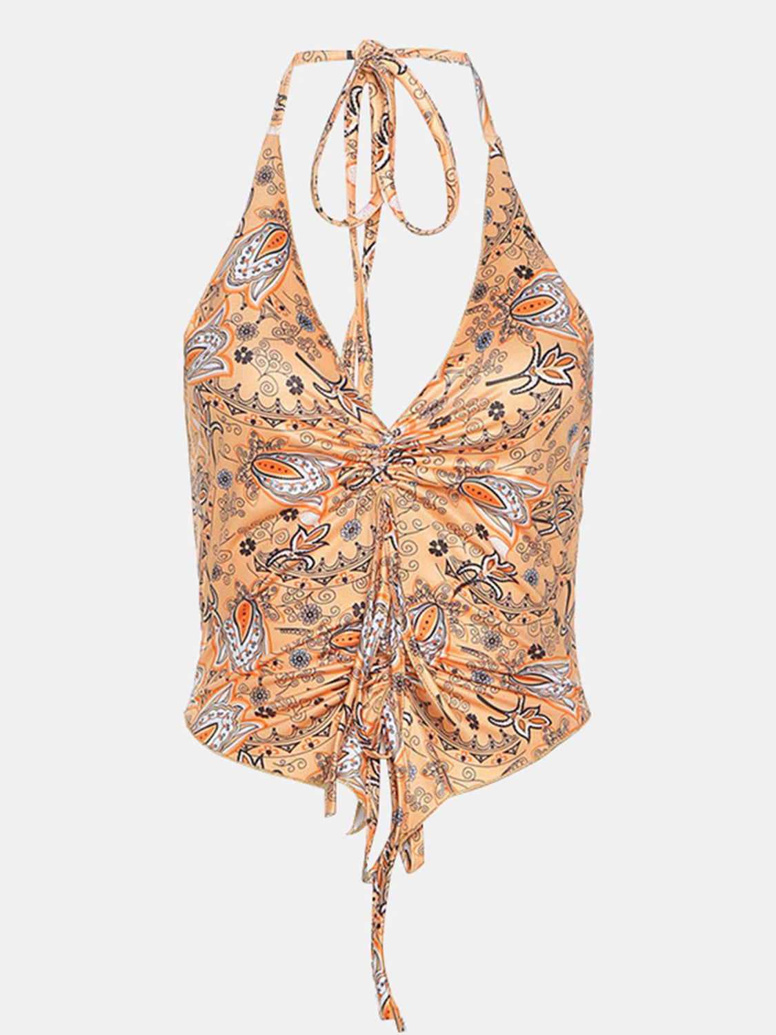 Printed Halter Neck Cami - Whateversit