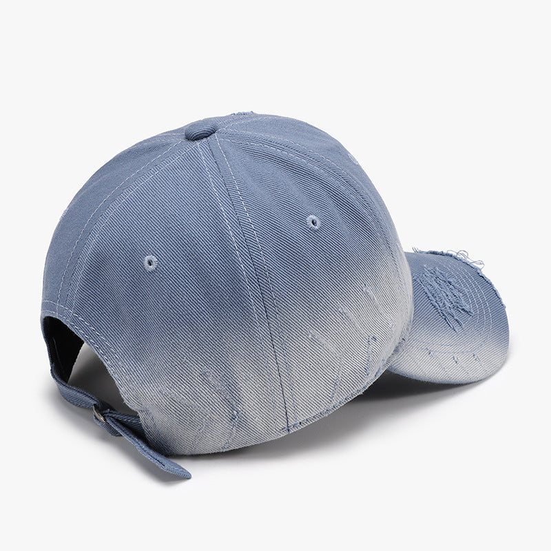 Distressed Adjustable Cotton Hat - Whateversit