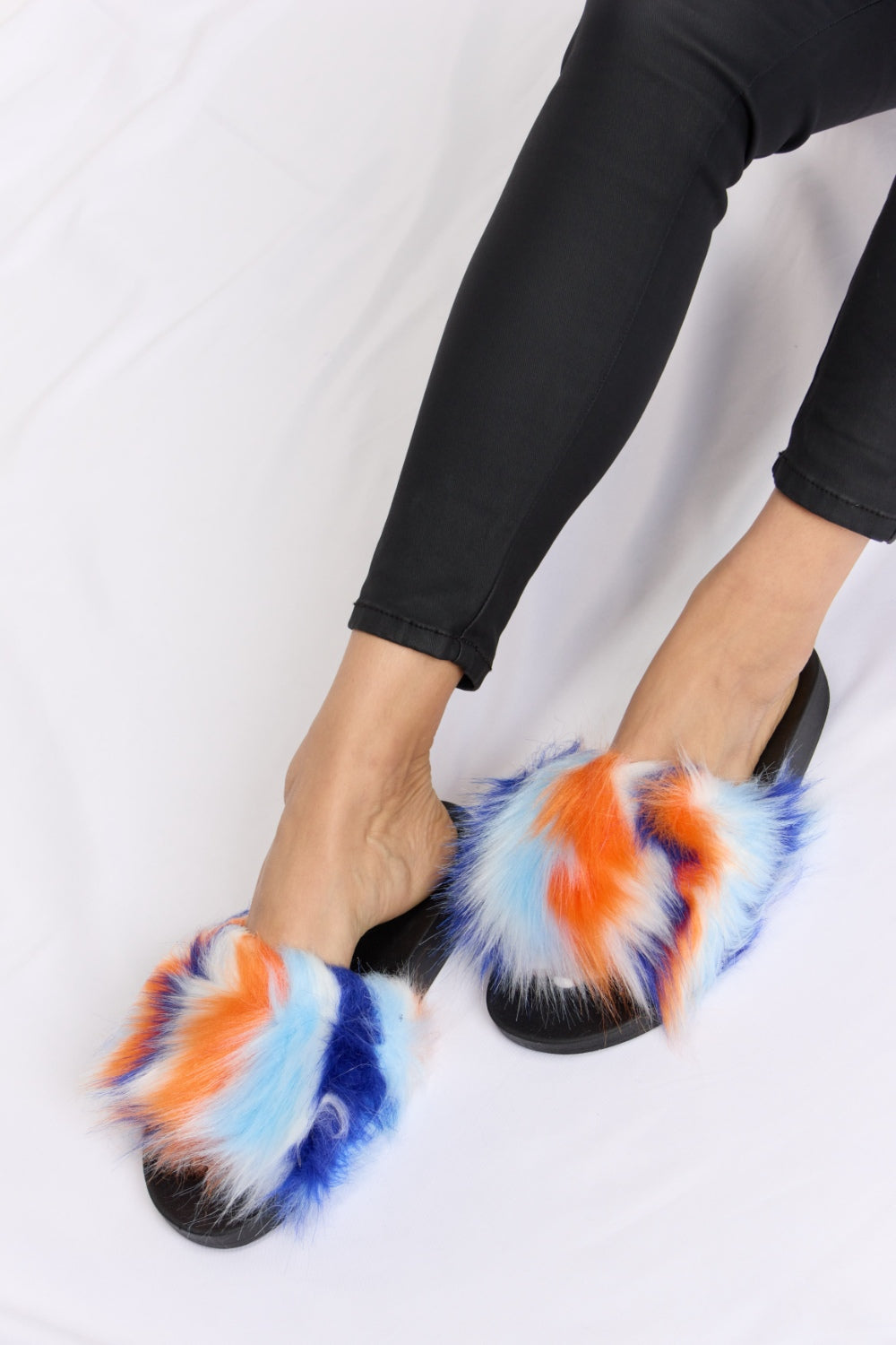 Forever Link Plush Open-Toe Sandals - Whateversit