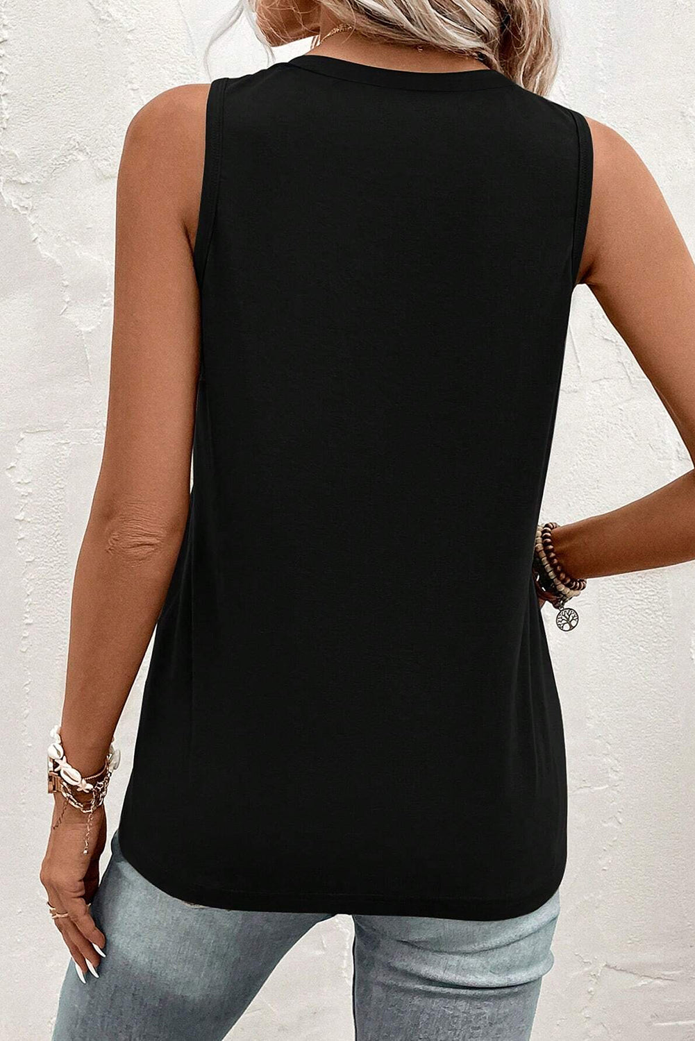 Pocketed V-Neck