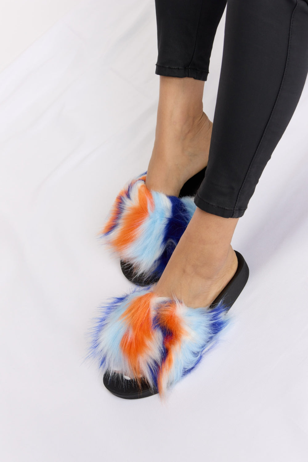 Forever Link Plush Open-Toe Sandals - Whateversit