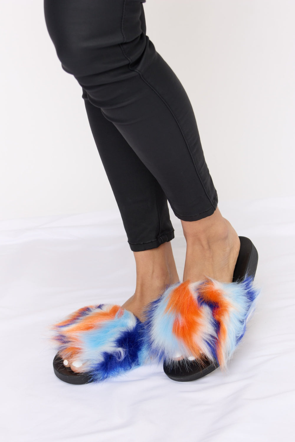 Forever Link Plush Open-Toe Sandals - Whateversit