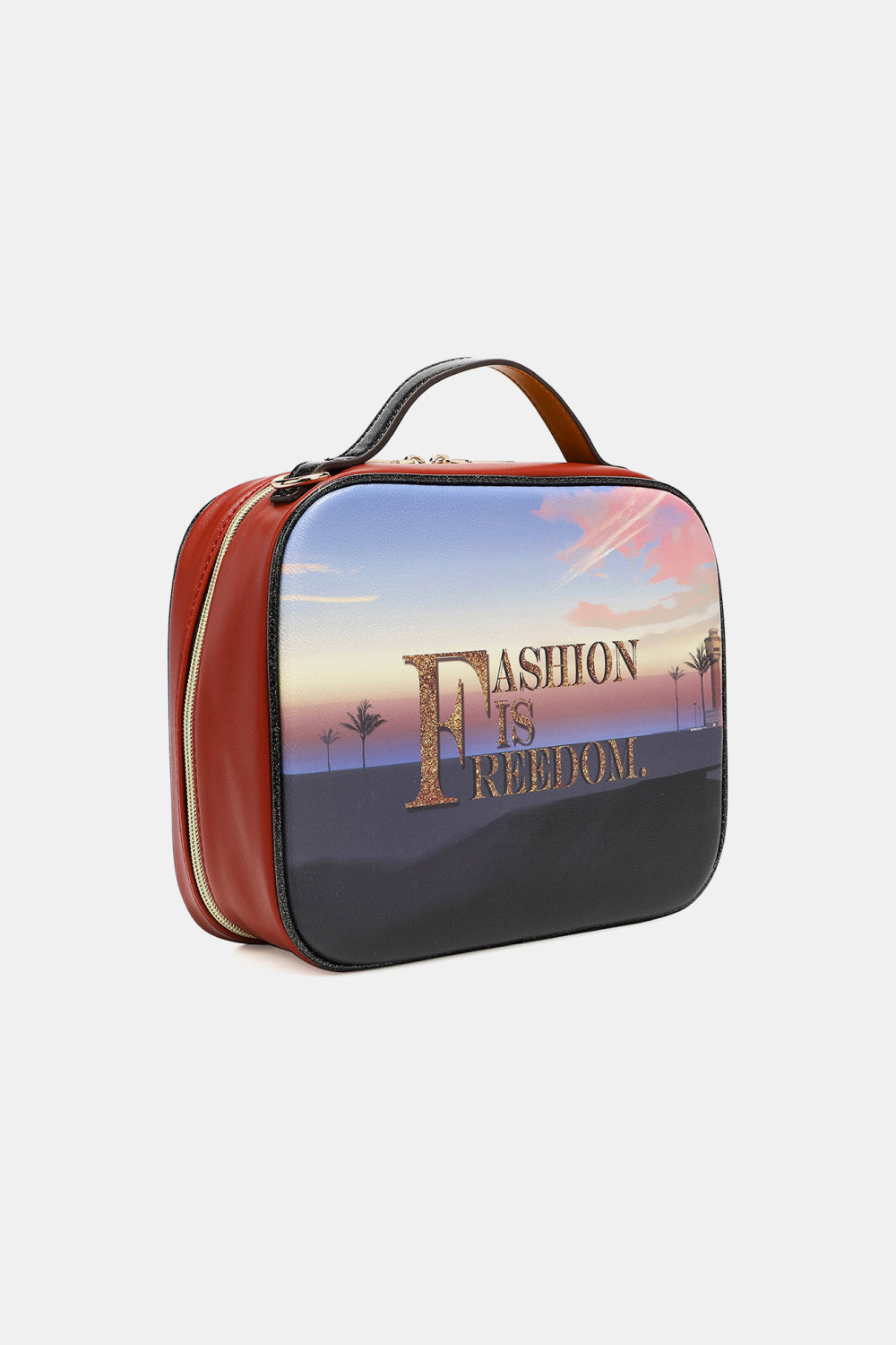 Nicole Lee USA Printed Handbag with Three Pouches - Whateversit