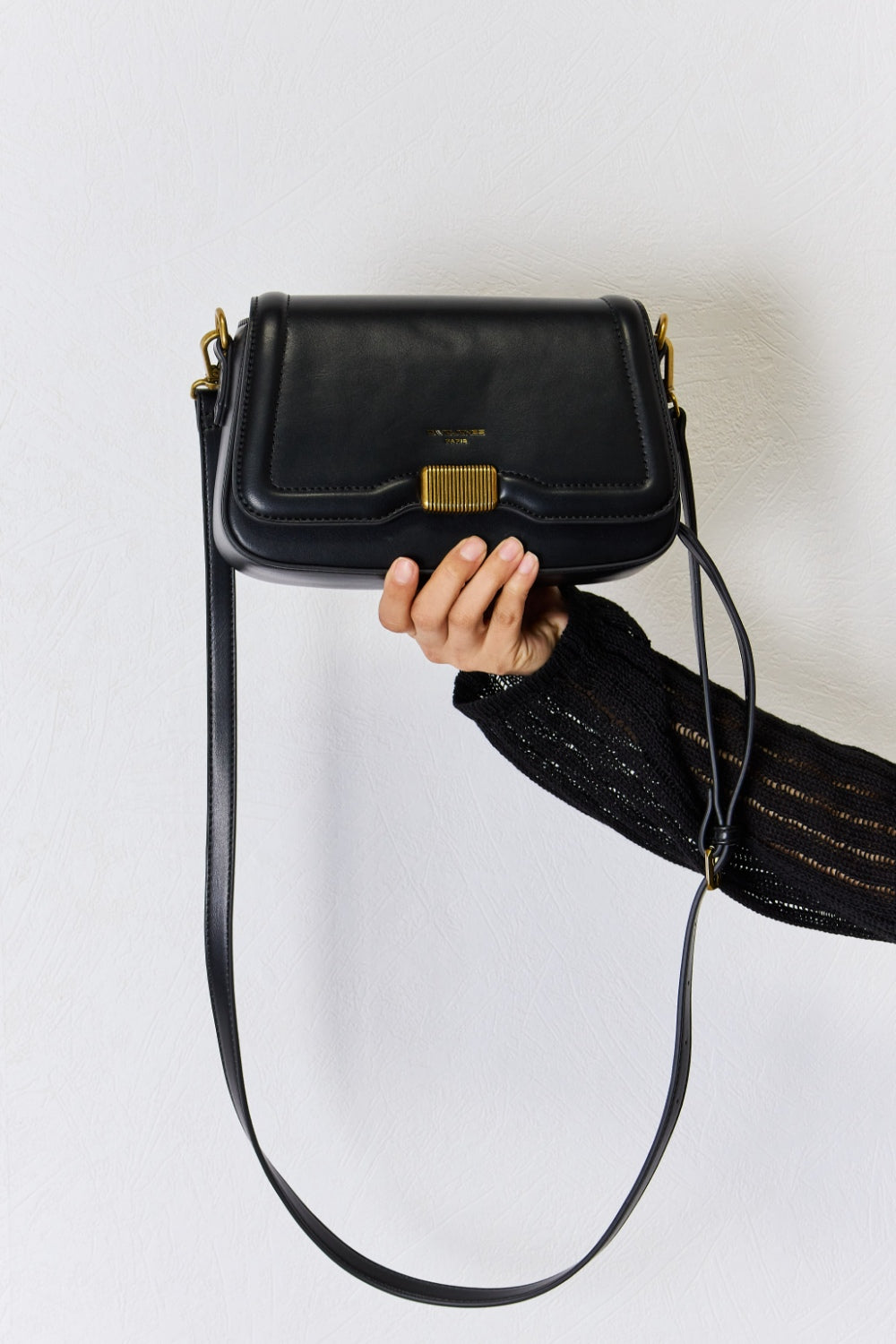 David Jones PU Leather Crossbody Bag - Whateversit
