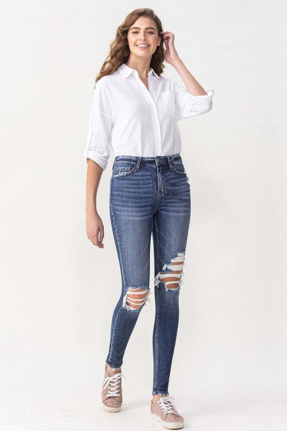 Lovervet Hayden Full Size High Rise Skinny - Whateversit