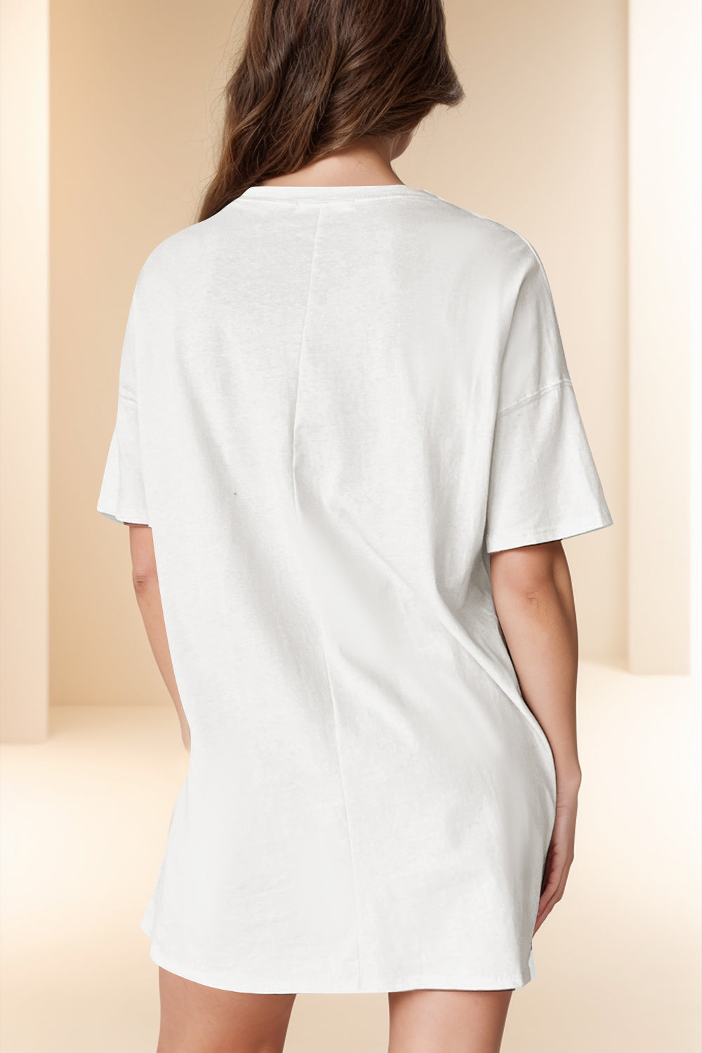 Round Neck Short Sleeve T-Shirt - Whateversit