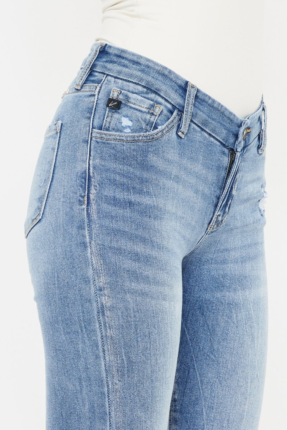 Kancan High Waist Cat's Whiskers Skinny Jeans - Whateversit