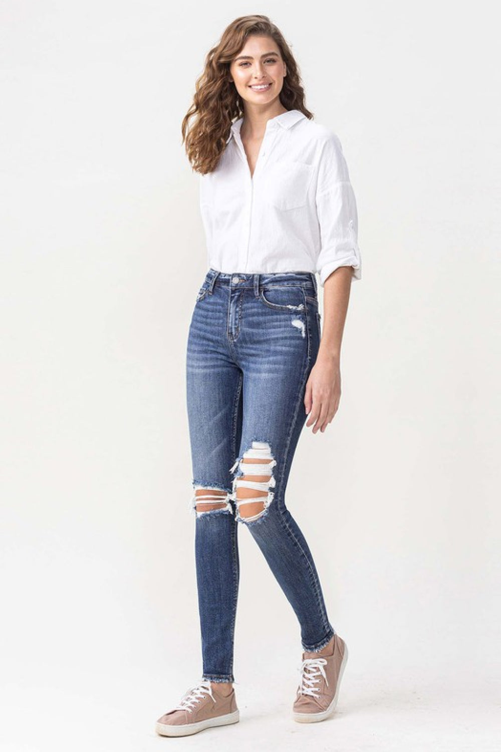 Lovervet Hayden Full Size High Rise Skinny - Whateversit